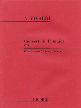 Illustration de Concerto F. VI/1 en fa M