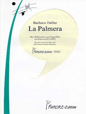 Illustration de La Palmera pour flûte alto et piano    