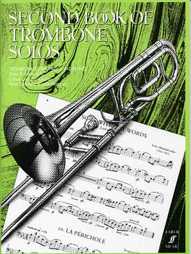 Illustration de SECOND BOOK OF TROMBONE SOLOS pour trombone ou euphonium et piano