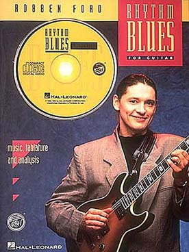Illustration de Rhythm blues for guitar avec CD