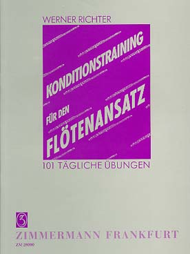 Illustration de Konditionstraining für den Flötensatz, 101 tägliche Übungen (allemand/anglais)