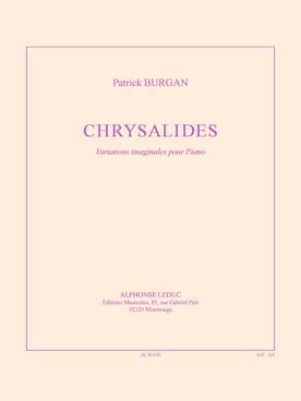 Illustration de Chrysalides, variations imaginales pour piano