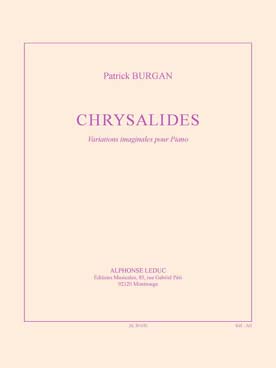 Illustration de Chrysalides, variations imaginales pour piano