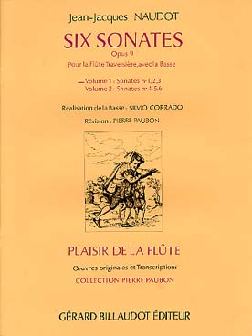 Illustration de 6 Sonates op. 9 - Vol. 1 : N° 1 à 3