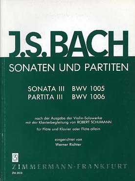 Illustration bach js sonates & partitas bwv 1005-1006