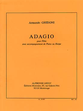 Illustration de Adagio pour flûte et piano ou harpe
