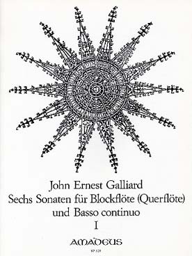 Illustration galliard 6 sonaten vol. 1