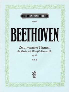 Illustration beethoven variierte themen ii op. 107 v3
