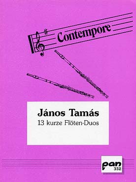 Illustration de 13 kurze Flötenduos    