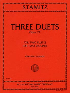 Illustration stamitz three duets op. 27