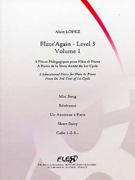 Illustration lopez flute' again vol. 1 : niveau 3