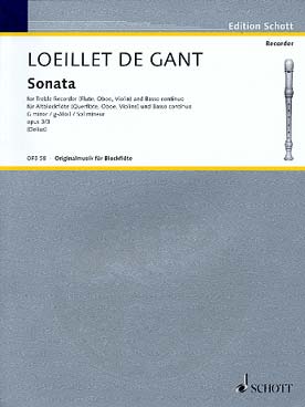 Illustration de Sonate op. 3/3 en sol m