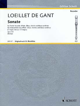 Illustration de Sonate op. 3/2 en si b M
