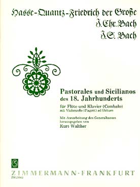 Illustration de PASTORALES ET SICILIENNES du 18e siècle