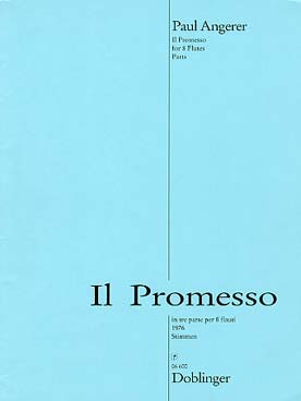 Illustration angerer il promesso pour 8 flutes part.