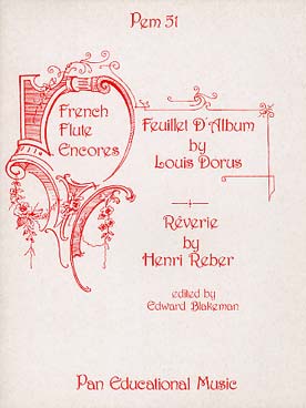 Illustration french flute encores : dorus - reber