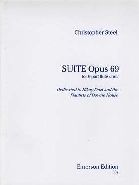 Illustration de Suite op. 69, dedicated to Hilary Finzi and the flautists of Downe house   