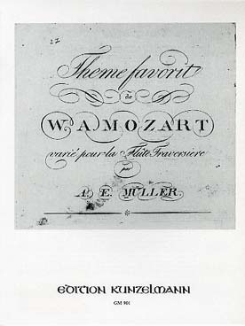 Illustration mozart theme "favorit"