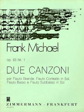 Illustration michael due canzoni op. 65/1