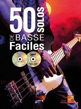 Illustration de 50 SOLOS DE BASSE FACILES avec CD + DVD