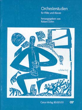 Illustration de ORCHESTERSTUDIEN für Flöte und Klavier    