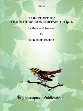 Illustration de The first of 3 duos concertants op. 5    
