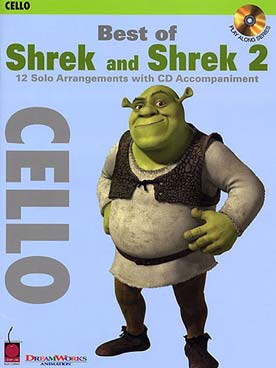 Illustration de Best of Shrek and Shrek 2 avec CD