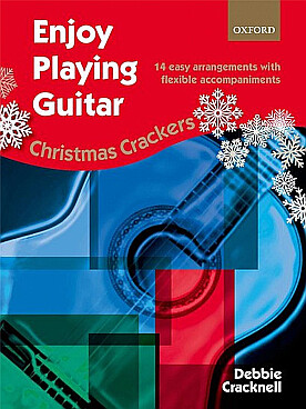 Illustration de Enjoy playing guitar - Christmas crackers : 14 arrangements avec accompagnement flexible (1 à 2 parties)