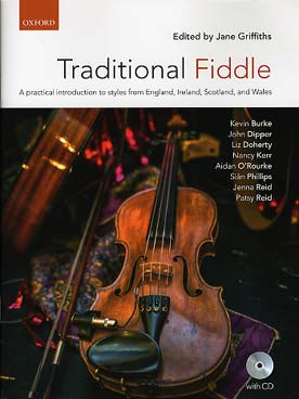 Illustration traditional fiddle avec cd