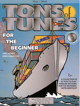 Illustration de TONS OF TUNES for the beginner avec CD play-along