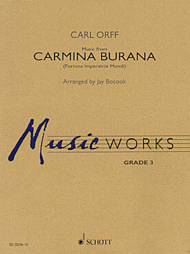 Illustration de O Fortuna extrait de Carmina Burana, arr. facile pour concert band
