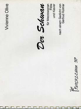 Illustration olive der schwan