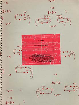 Illustration de Utopia glossa terza pour flûte alto et piano (partition manuscrite)   