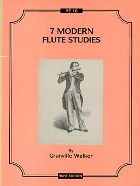 Illustration de 7 Modern flute studies