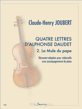 Illustration de Quatre lettres d'Alphonse Daudet - N° 2 : La Mule du Pape