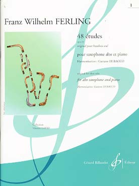 Illustration de 48 Études op. 31 (original pour hautbois seul, tr. pour saxophone alto et piano) - Vol. 1 : 1 à 24