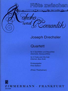 Illustration de Quatuor pour 3 flûtes et 1 flûte alto
