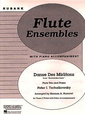 Illustration de Danse des mirlitons de Casse-noisette pour 3 flûtes et piano