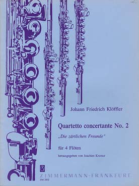 Illustration de Quartetto concertante N° 2 : - Die Zärtlichen Freunde