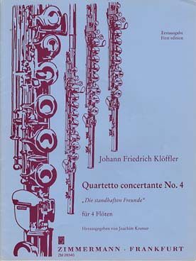 Illustration de Quartetto concertante N° 4 : - Die Standhaften Freunde   