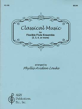 Illustration de CLASSICAL MUSIC for flexible flute  ensemble (2, 3, 4 ou plus)