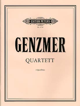 Illustration de Quartett für 4 querflöten    