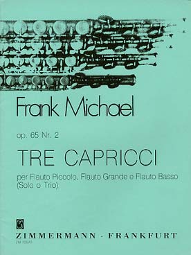 Illustration de Tre capricci op. 65/2 pour flûte piccolo grande flûte et flûte basse   