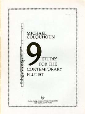 Illustration de 9 Etudes for the contemporary flutist
