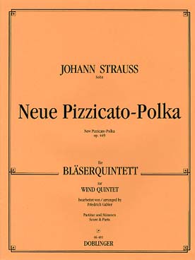 Illustration de Neue Pizzicato-polka op. 449