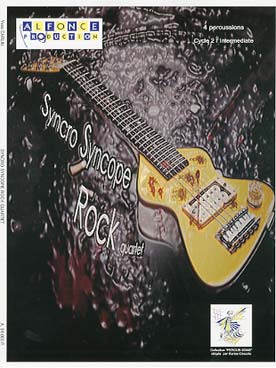 Illustration de Synchro syncope rock pour 4 percussions
