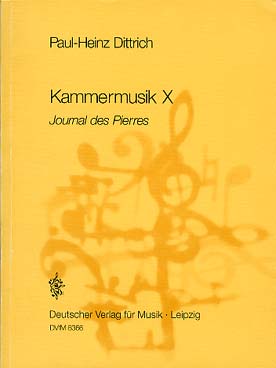 Illustration de Kammermusik X : Journal des pierres    