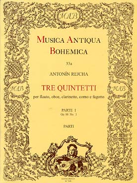 Illustration de Tre quintetti da fiatti op. 88/3 - Partie 1   