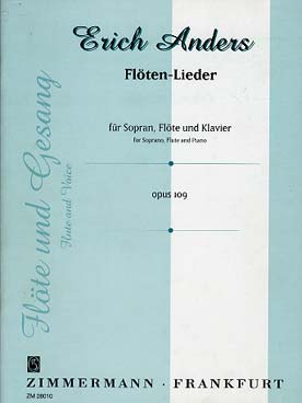 Illustration de Flöten-lieder op. 109 pour soprano, flûte et piano