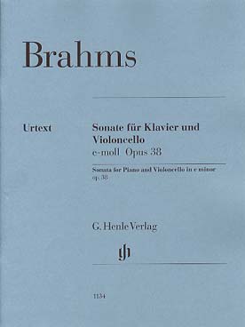 Illustration de Sonate N° 1 op. 38 en mi m